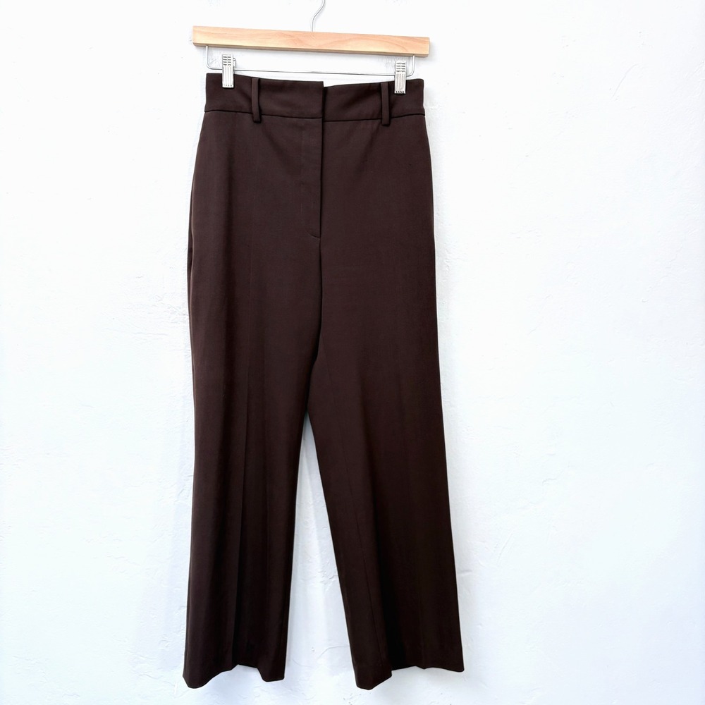 Missoni Wool Blend Trousers Pants Women Size 6 Brown High Waist Career